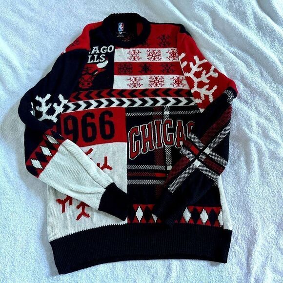 Chicago Bulls Ugly Christmas Sweater! - Picture 7 of 7